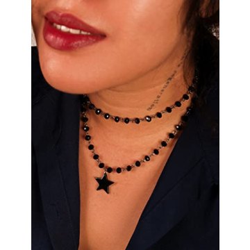 Sicina Goth Layered Star Choker Necklace for All Occasions