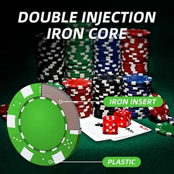 300PCS Poker Chip Set with Aluminum Case Casino Quality