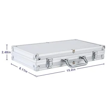 300PCS Poker Chip Set with Aluminum Case Casino Quality