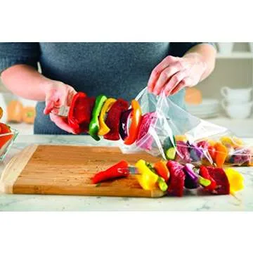 Double Prong Skewers for Effortless Meal Prep