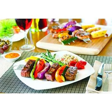 Double Prong Skewers for Effortless Meal Prep