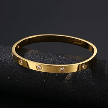 YCSLYW Women's Stunning Stainless Steel Bracelet Gift