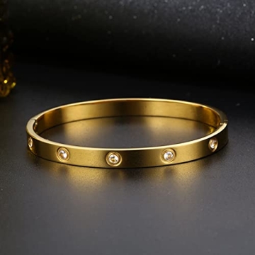 YCSLYW Women's Stunning Stainless Steel Bracelet Gift