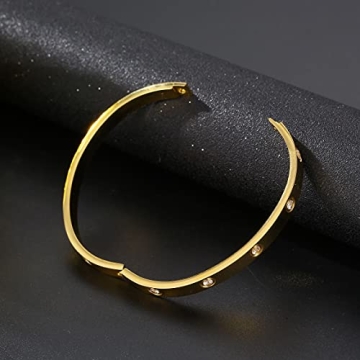 YCSLYW Women's Stunning Stainless Steel Bracelet Gift