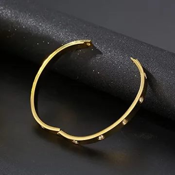 YCSLYW Women's Stunning Stainless Steel Bracelet Gift