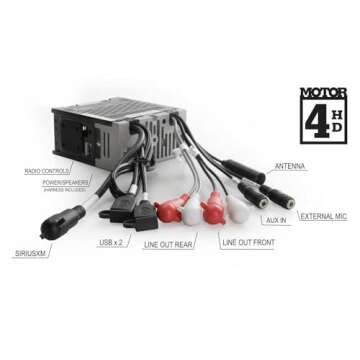 Retro Manufacturing Long Beach Radio with Chrome Face and Bezel & Knobs Kit LC-M4-116-03-73