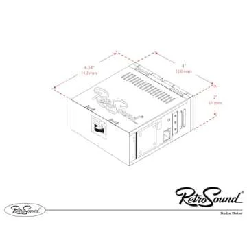 Retro Manufacturing Long Beach Radio with Chrome Face and Bezel & Knobs Kit LC-M4-116-03-73