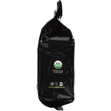 Death Wish Coffee Valhalla Java Dark Roast Ground Coffee, 12 Oz, Bold & Intense Blend of Arabica Robusta Beans, USDA Organic