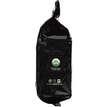 Death Wish Coffee Valhalla Java Dark Roast Ground Coffee, 12 Oz, Bold & Intense Blend of Arabica Robusta Beans, USDA Organic