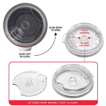 BYO by BUILT 30 Oz Double Wall Stainless Steel Tumbler