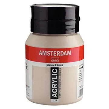 Amsterdam Standard Series Acrylic Jar 500 ml Warm Grey 718 - Vibrant Paint for Artists and Hobbyists