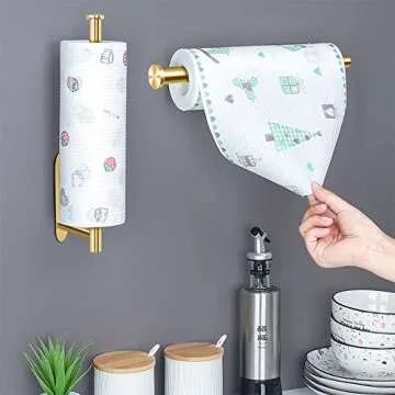 MGahyi Wall Mount Paper Towel Holder - Stylish & Functional