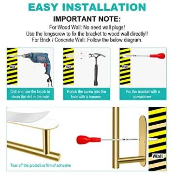 MGahyi Wall Mount Paper Towel Holder - Stylish & Functional