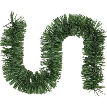 20 Foot Garland | Christmas Garland for Christmas Decorations Indoor or Outdoor | Non-Lit Soft Garla...
