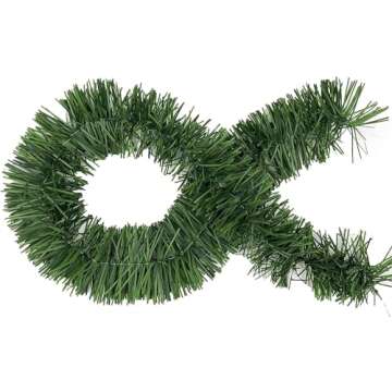 20 Foot Garland | Christmas Garland for Christmas Decorations Indoor or Outdoor | Non-Lit Soft Garland Christmas Decorations | Green Holiday Decor | Home Garden Artificial Greenery (2, 20 FT)