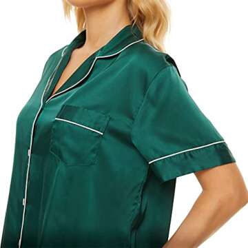 Zando Women’s Satin Pajama Set for Ultimate Comfort