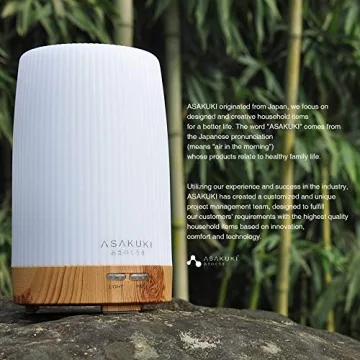ASAKUKI 100ml Essential Oil Diffuser for Home Relaxation