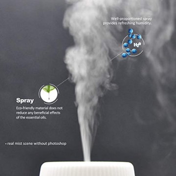 ASAKUKI 100ml Essential Oil Diffuser for Home Relaxation