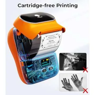Compact Phomemo M110 Label Maker Bluetooth Printer