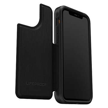 LifeProof FLIP SERIES Wallet Case for iPhone 11 Pro - DARK NIGHT (BLACK/CASTLEROCK)