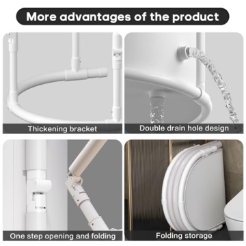 WARM & LOVE Portable Bath Tub for Deep Relaxation