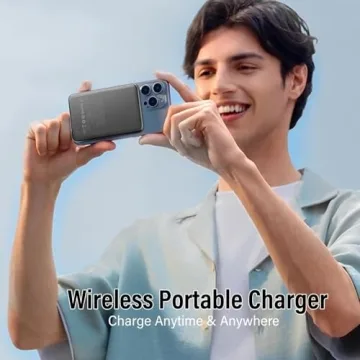 Ultra Slim Magsafe Portable Charger 5000mAh with Fast Charging