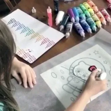 Tulip Puff Fabric Paint - Vibrant Non-Toxic 3D Colors