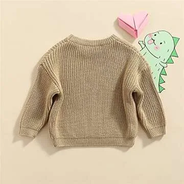 Afunbaby Baby Knit Sweater for Infants - Cozy Fall Winter Top