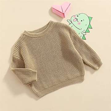 Afunbaby Baby Knit Sweater for Infants - Cozy Fall Winter Top