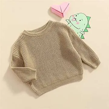 Afunbaby Baby Knit Sweater for Infants - Cozy Fall Winter Top