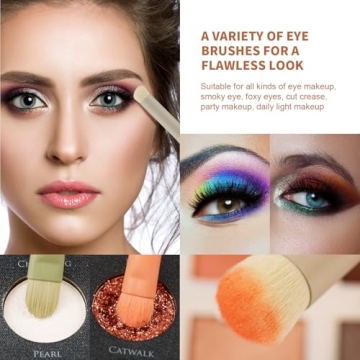 Stylish Docolor Makeup Brush Set with Bag & Sponge