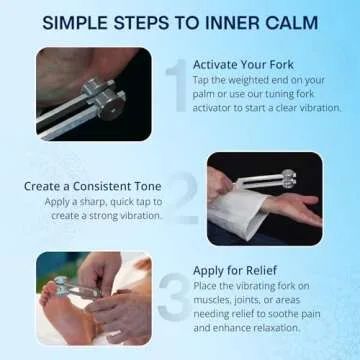 Om 136.1 Weighted Tuning Fork for Healing, Made in The USA, Chakra Healing, Sound Therapy for Reducing Inflammation, Meditation, Relaxation, Sound Healing Instruments & Sound Therapy Instruments