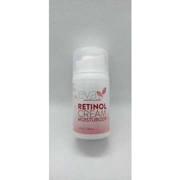 Eva Naturals Anti-Aging Retinol Cream - Day & Night Moisturizer with Hyaluronic Acid & Vitamin E, Re...