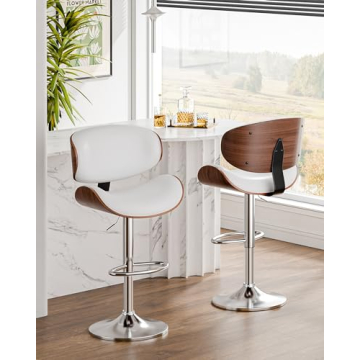 Elegant Adjustable Swivel Bar Stools for Modern Spaces