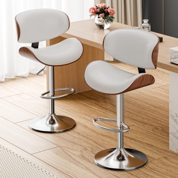 Elegant Adjustable Swivel Bar Stools for Modern Spaces