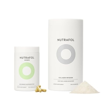 Nutrafol Women's Hair Growth Supplement and Collagen Peptides