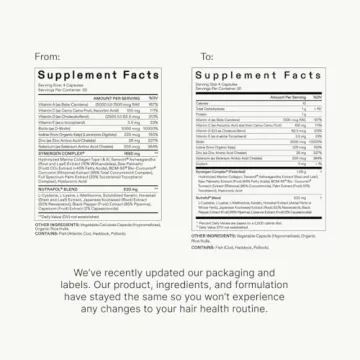 Nutrafol Women's Hair Growth Supplement and Collagen Peptides