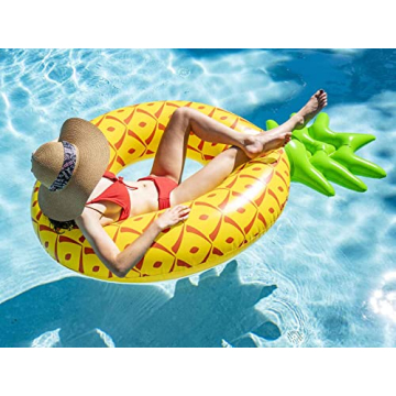 Luxy Float Giant Inflatable Pineapple Pool Float for All Ages