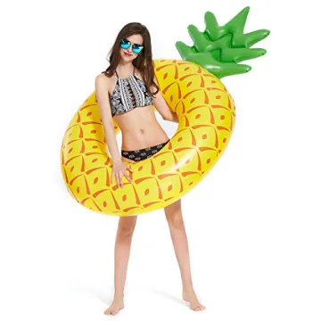 Luxy Float Giant Inflatable Pineapple Pool Float for All Ages