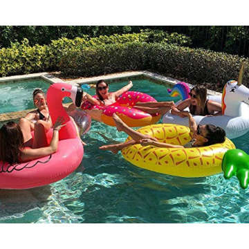 Luxy Float Giant Inflatable Pineapple Pool Float for All Ages