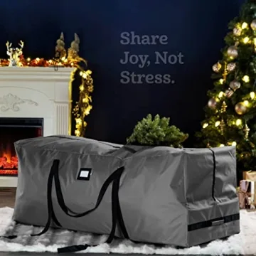 Zober 9 Ft Rolling Christmas Tree Storage Bag with Wheels