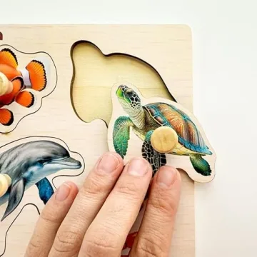 QUOKKA Wooden Puzzles 1-4 - Educational Gift for Toddlers