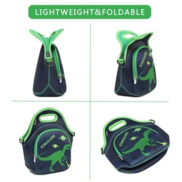 VASCHY Kids Insulated Dinosaur Lunch Bag for School