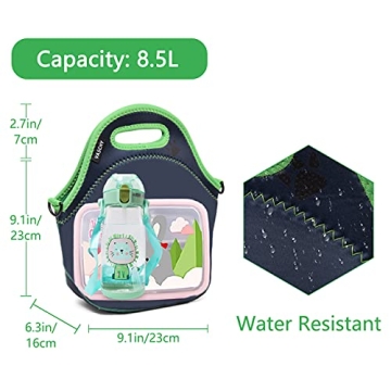 VASCHY Kids Insulated Dinosaur Lunch Bag for School
