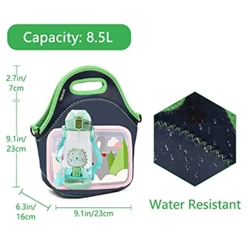 VASCHY Kids Insulated Dinosaur Lunch Bag for School