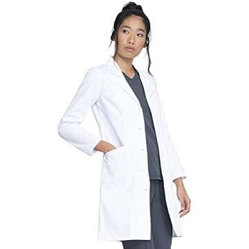 Dickies Contemporary Fit Women's 37" Twill Fitted Lab Coat 82401