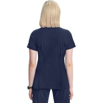 Infinity Cherokee V-Neck Women's Nurse Scrub Top, 4-Way Stretch, Superior Performance and Comfort CK...