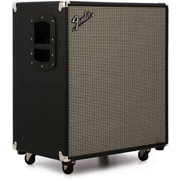 Fender Rumble 4x10 Cabinet v3 Electric Bass Amplifier Cabinet, with 2-Year Warranty