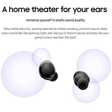 Samsung Galaxy Buds Pro True Wireless Noise Cancelling Earbuds - Phantom Black