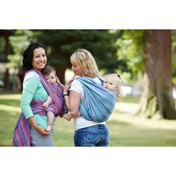 Hip Baby Wrap Woven Baby Carrier for Infants and Toddlers - Perfect for Baby Shower, Baby Sling Carr...